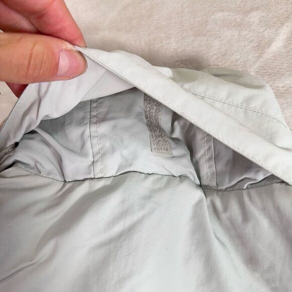 L.L. Bean Jacket Mens Medium Khaki WEATHER CHALLENGER Hidden Hood LW Jacket - Picture 7 of 11